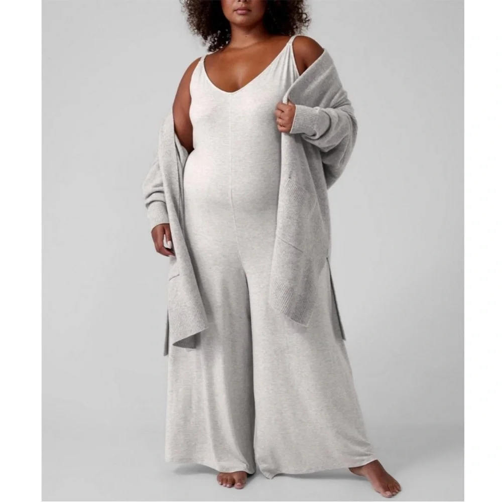 Athleta Nighttime Bliss Sleep V Neck Romper